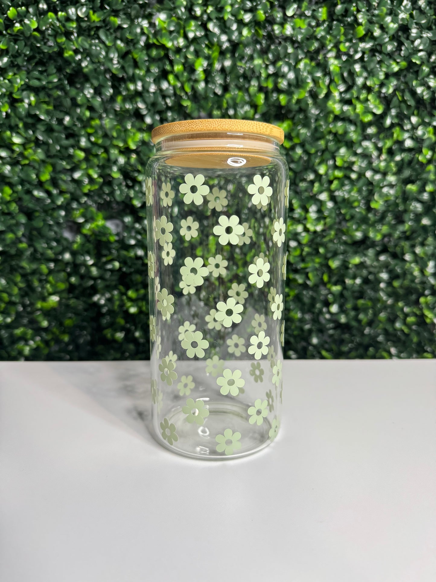 Pastel Green Flowers