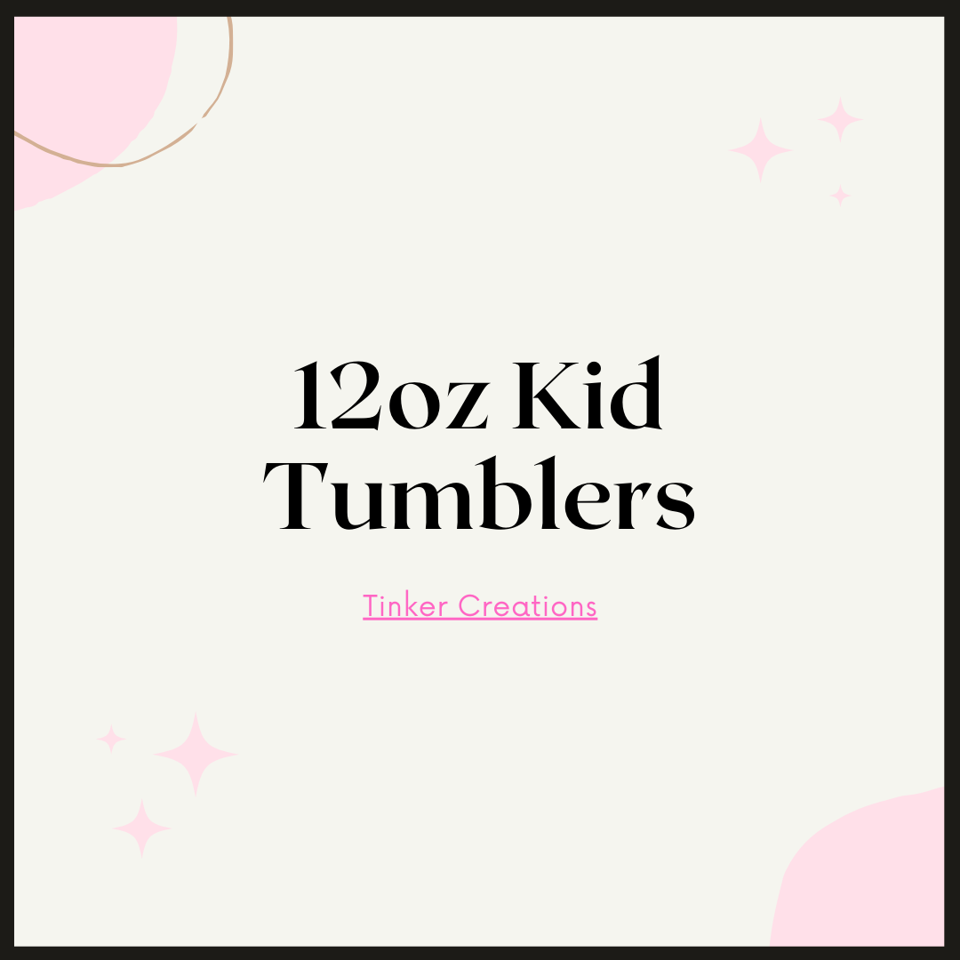 12oz Stainless Steel Kids Tumblers