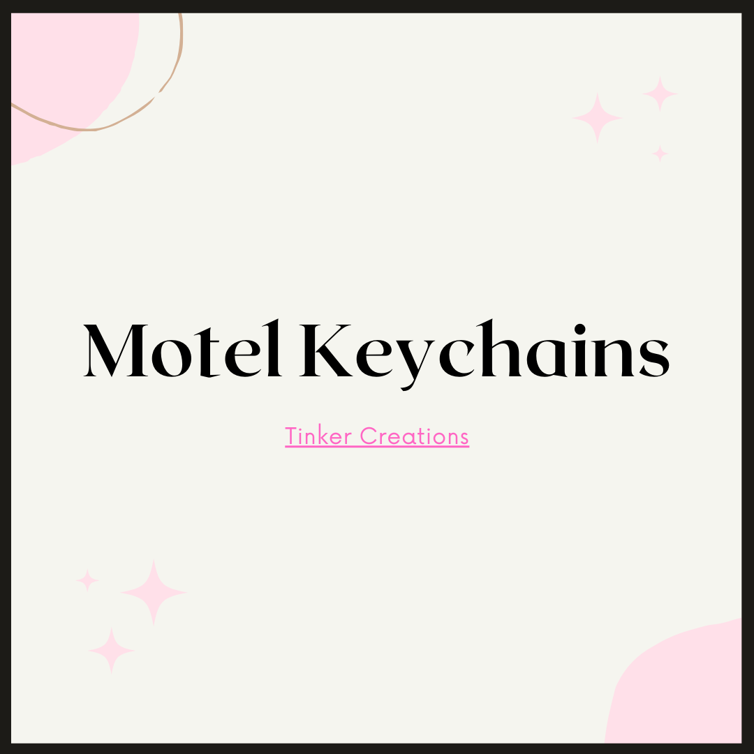 Motel Keychains