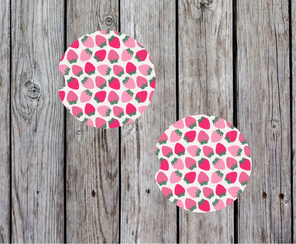 Pink and Red Strawberry