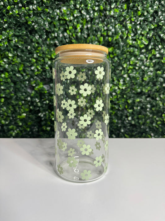 Pastel Green Flowers