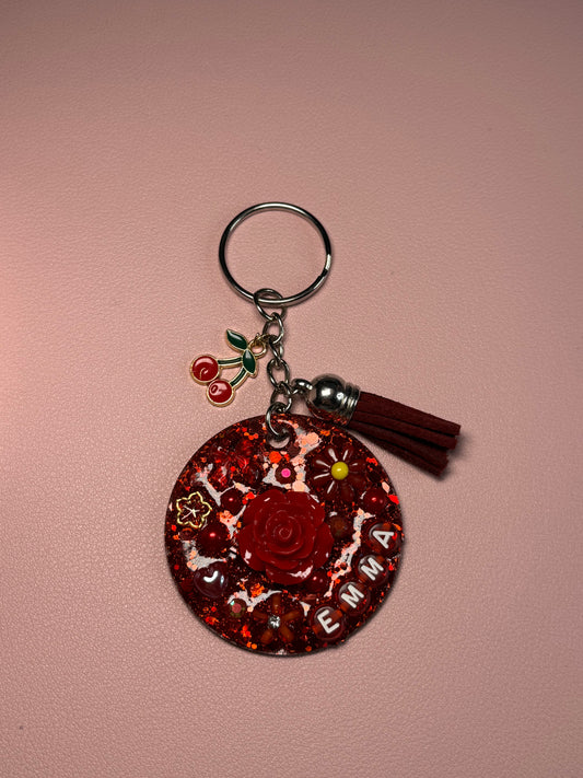 Junk Keychain with name